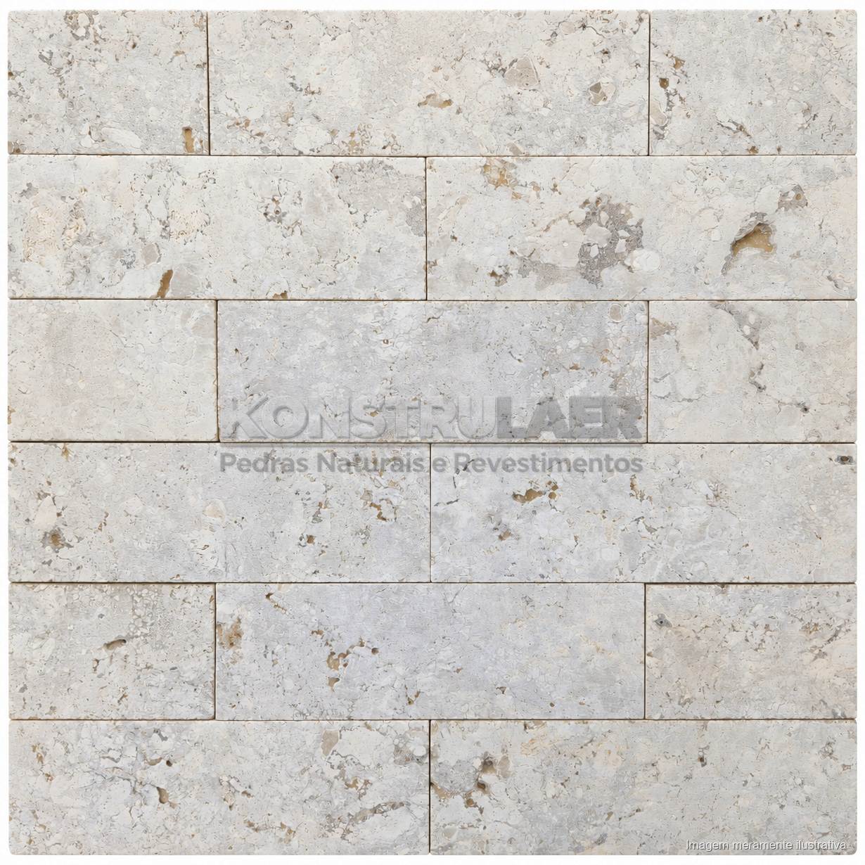 Travertino Brick Liso 10 × 30