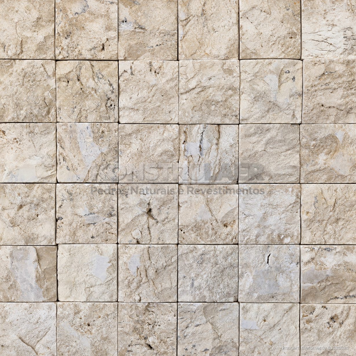 Travertino Rockface 10 × 10
