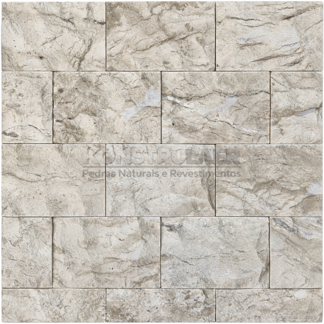 Travertino Rockface 13 × 20